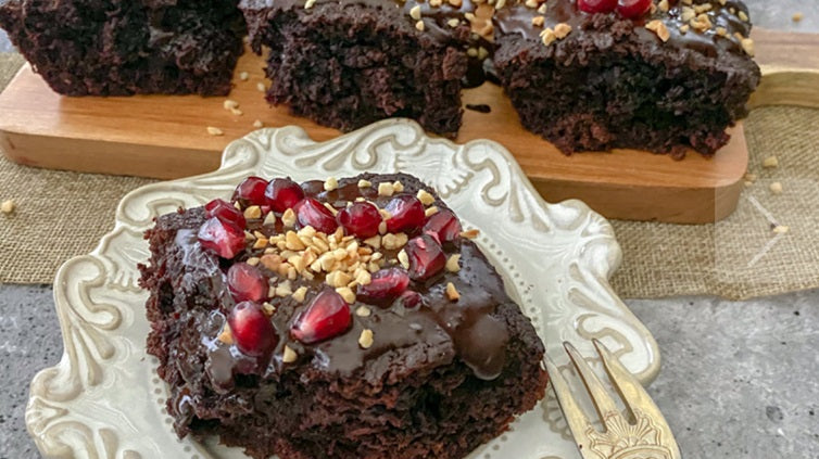 Buraczane brownie